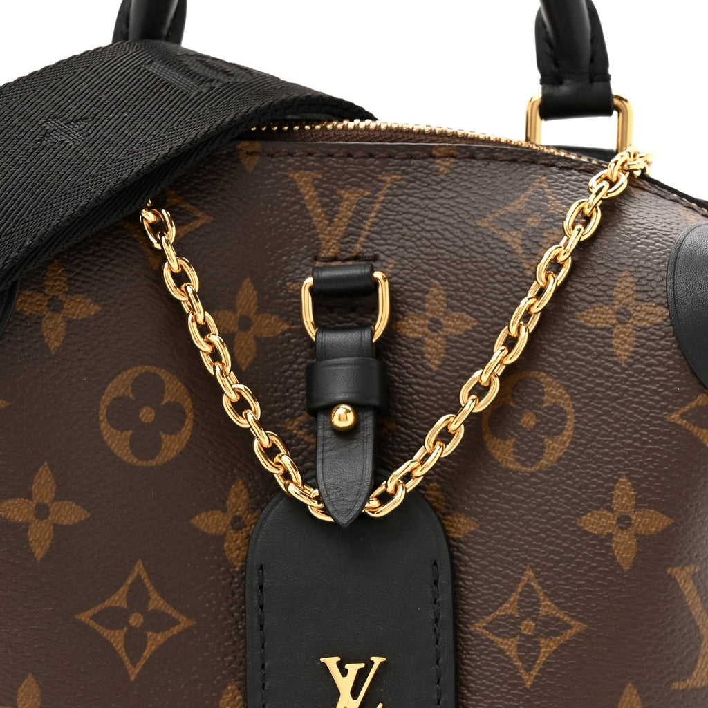 Monogram Petite Malle Souple Black
