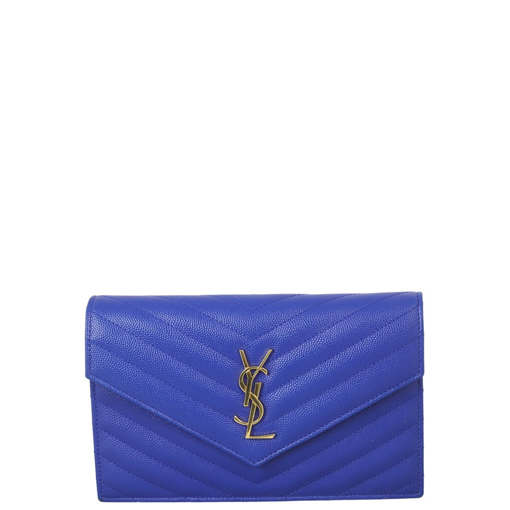 Saint Laurent Cassandre Envelope Chain Wallet