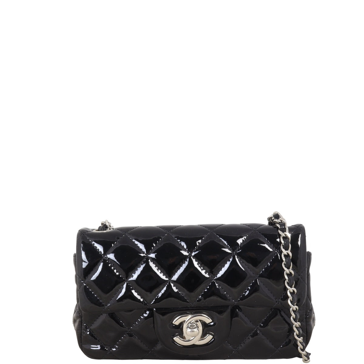 Chanel Classic Flap Extra Mini Rectangular Bag Patent
