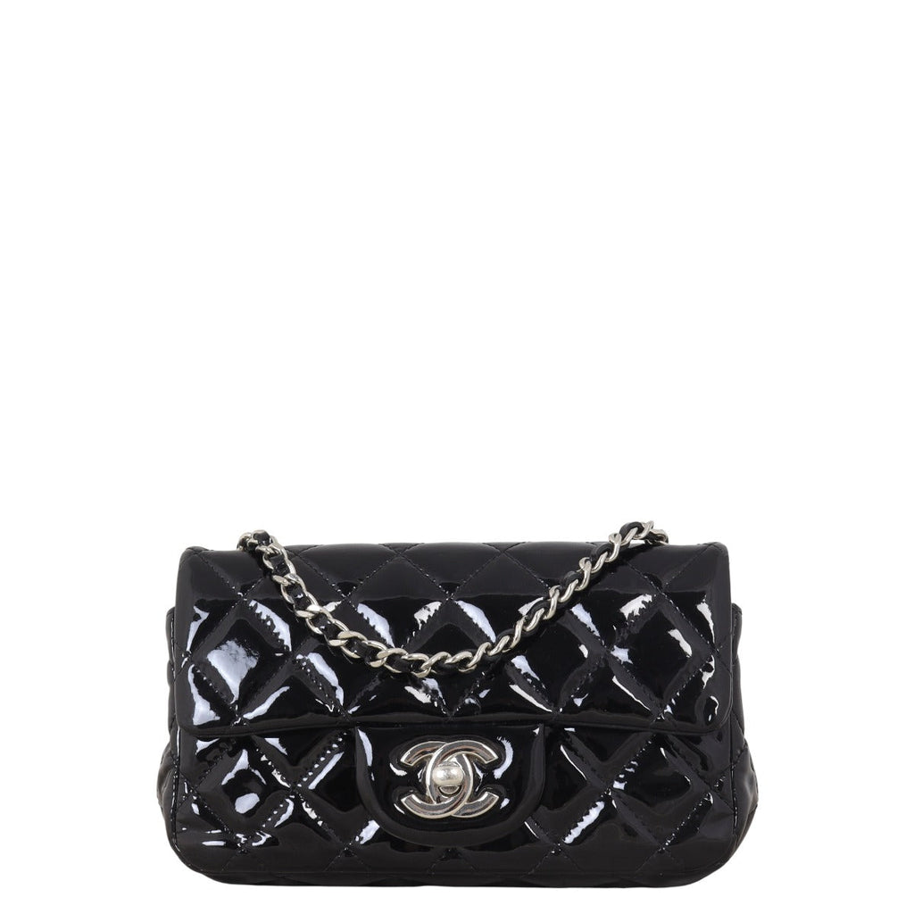 Chanel Classic Flap Extra Mini Rectangular Bag Patent
