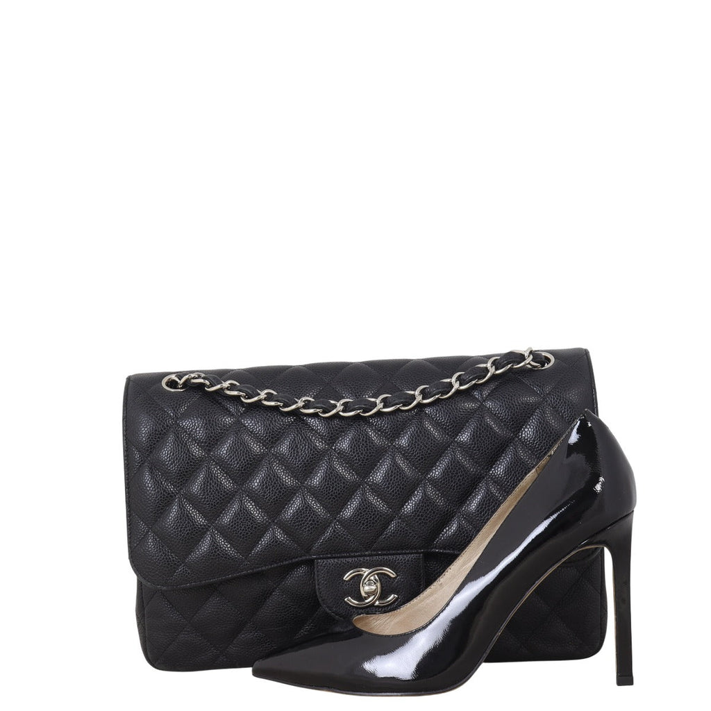 Chanel Classic Double Flap Jumbo Caviar