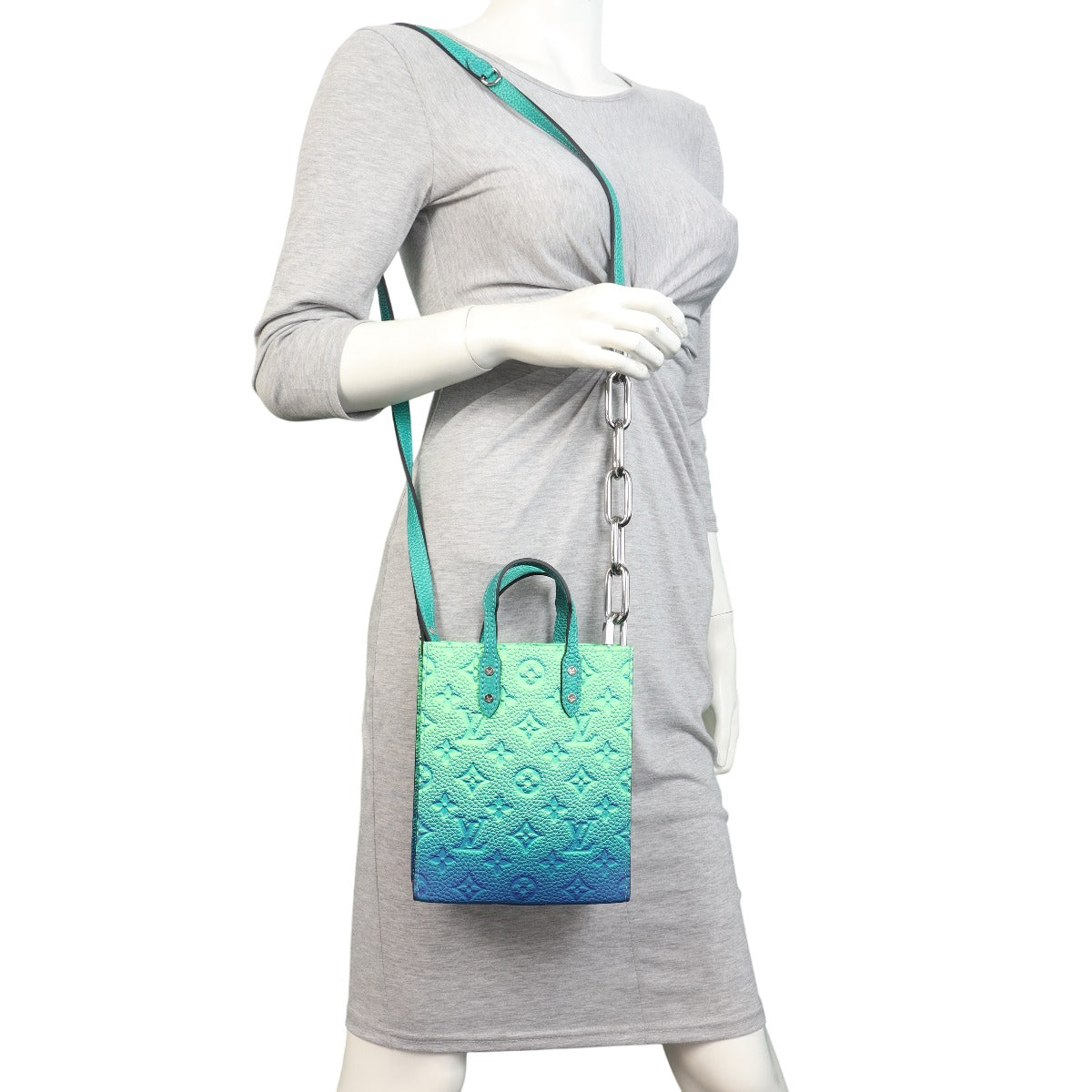 Louis Vuitton Sac Plat XS Taurillon Monogram Illusion