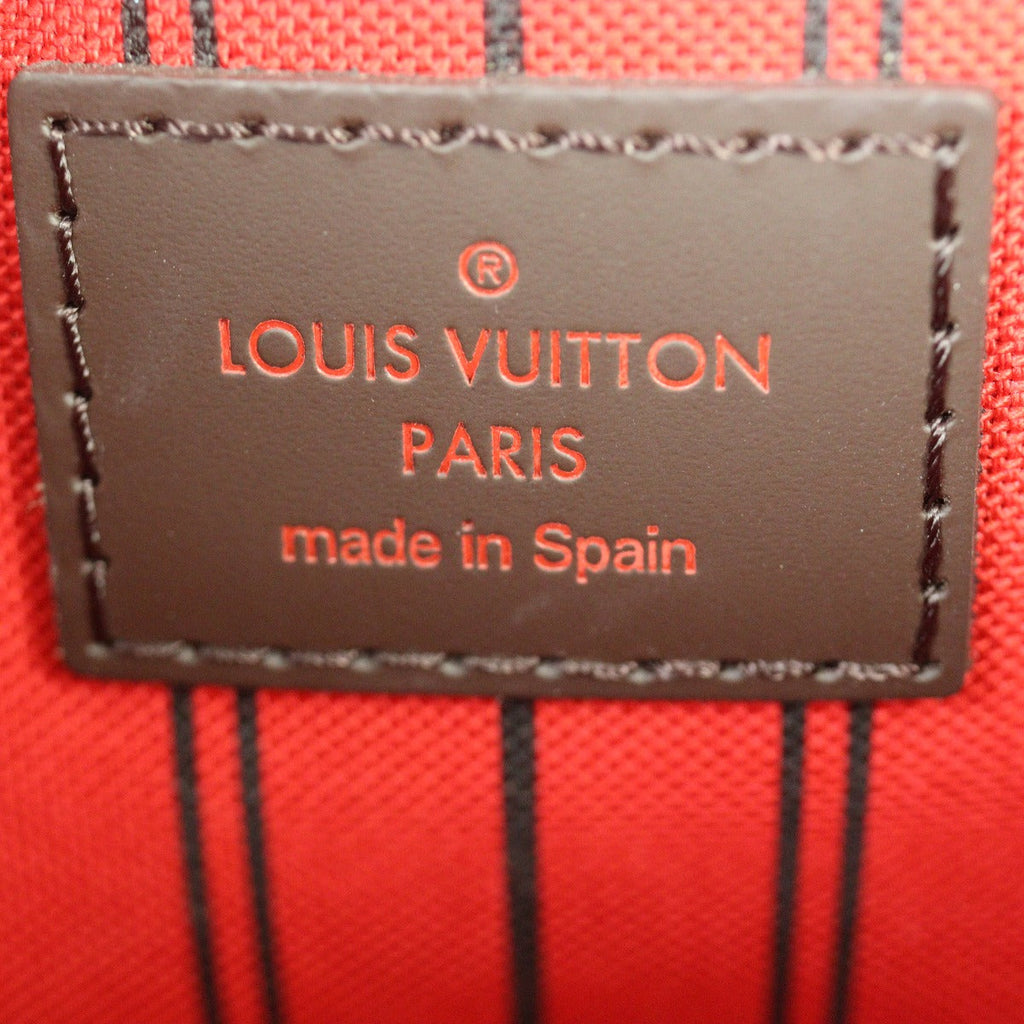 Louis Vuitton Neverfull Pochette Damier Ebene