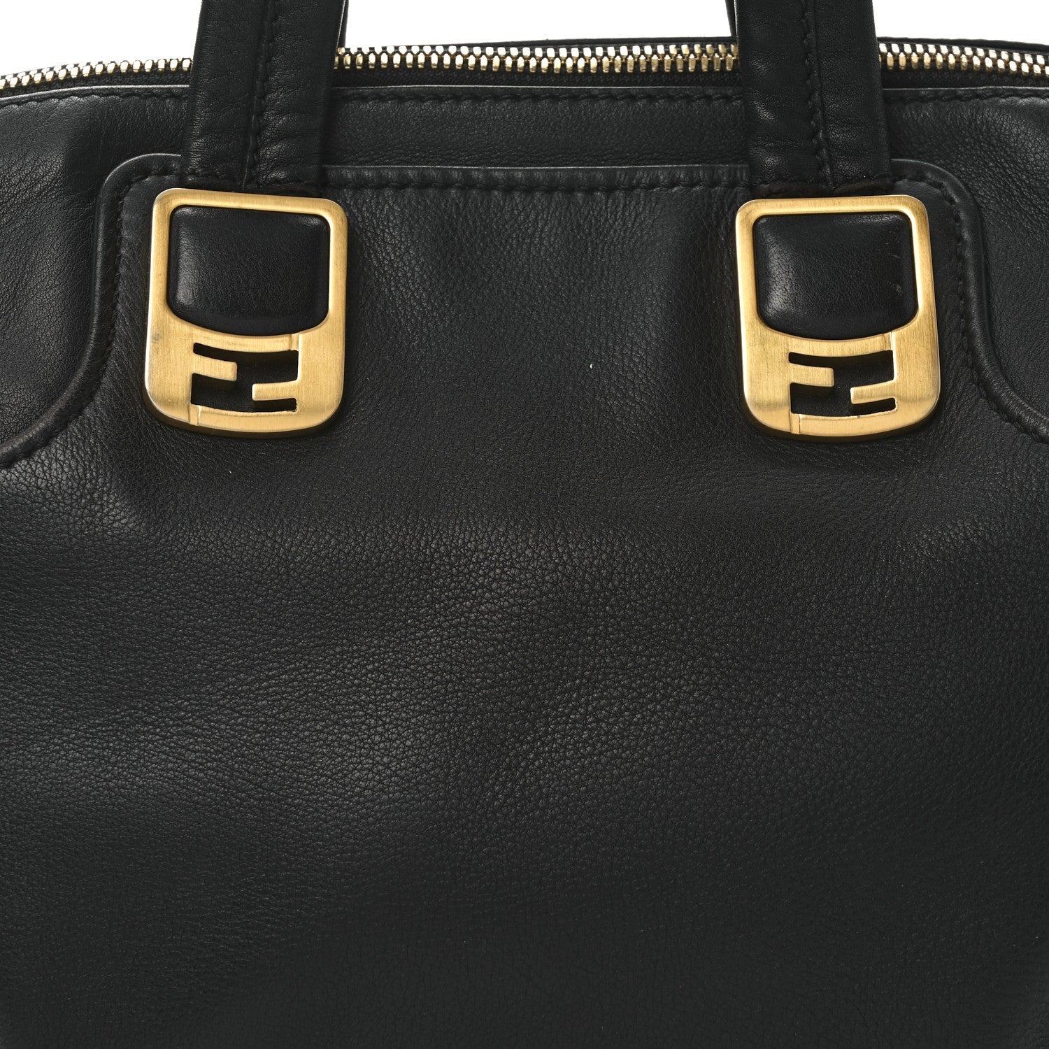 Vitello Dolce Marmol Large Chameleon Tote Black