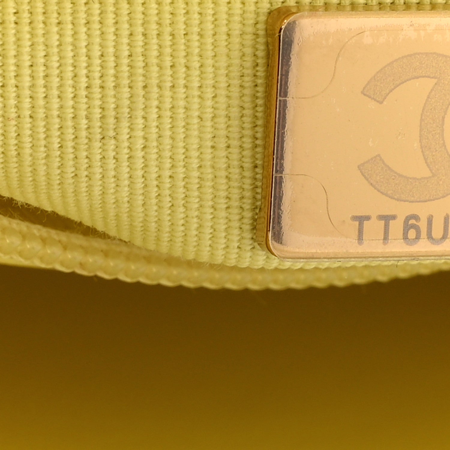 Shiny Aged Calfskin Quilted Nano Kelly Shopper Light Yellow