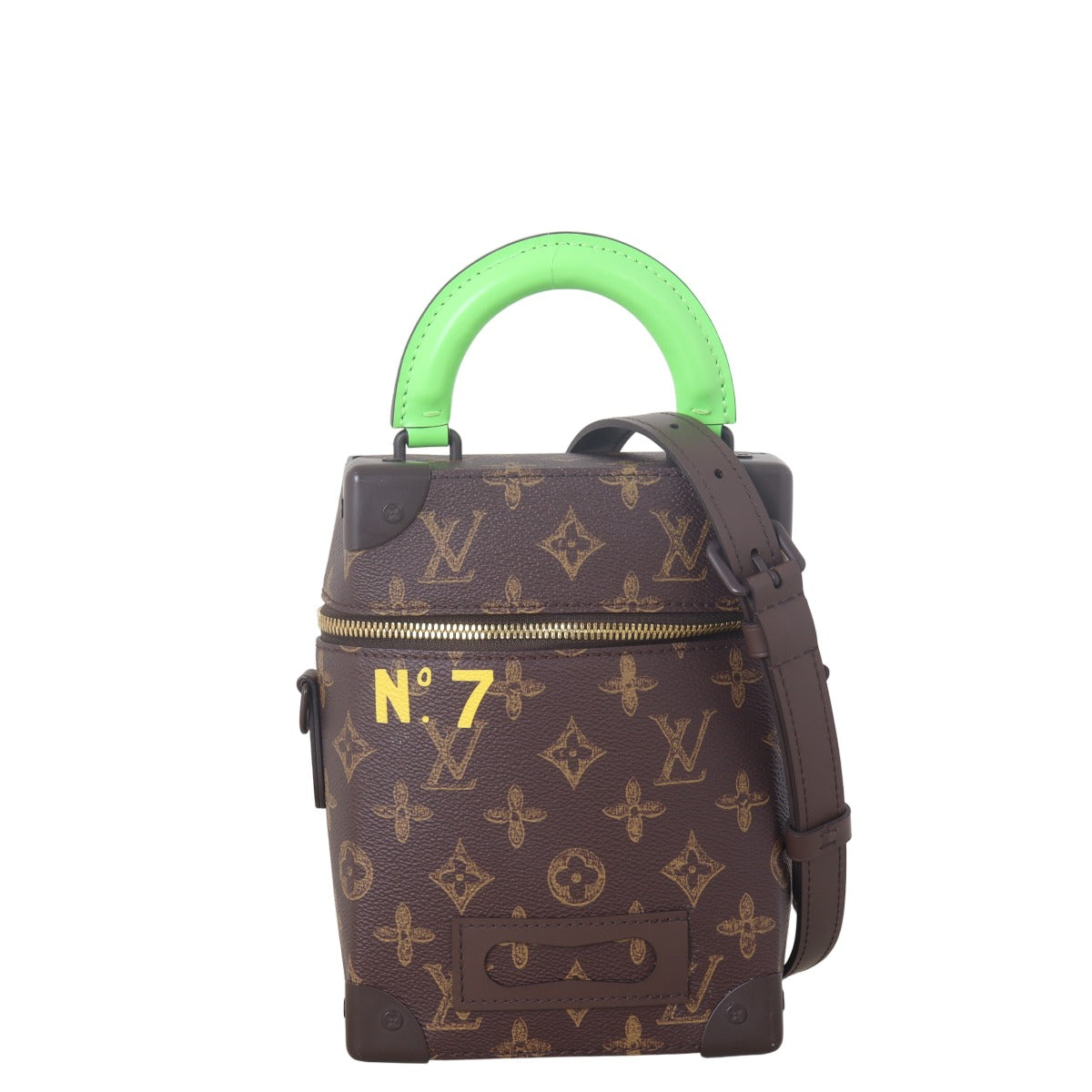 Louis Vuitton No.7 Trunk L'oeil Vintage Vertical Box Trunk Monogram