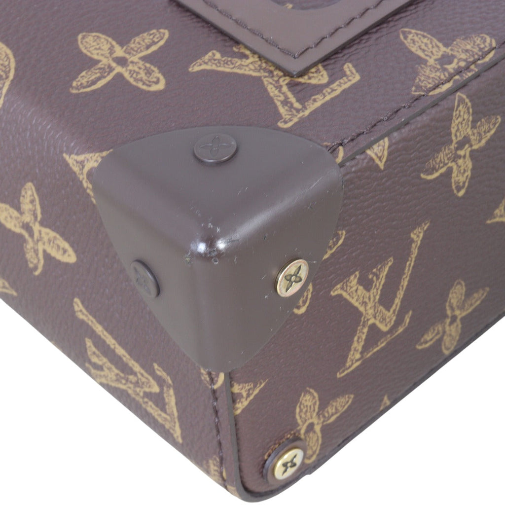 Louis Vuitton No.7 Trunk L'oeil Vintage Vertical Box Trunk Monogram