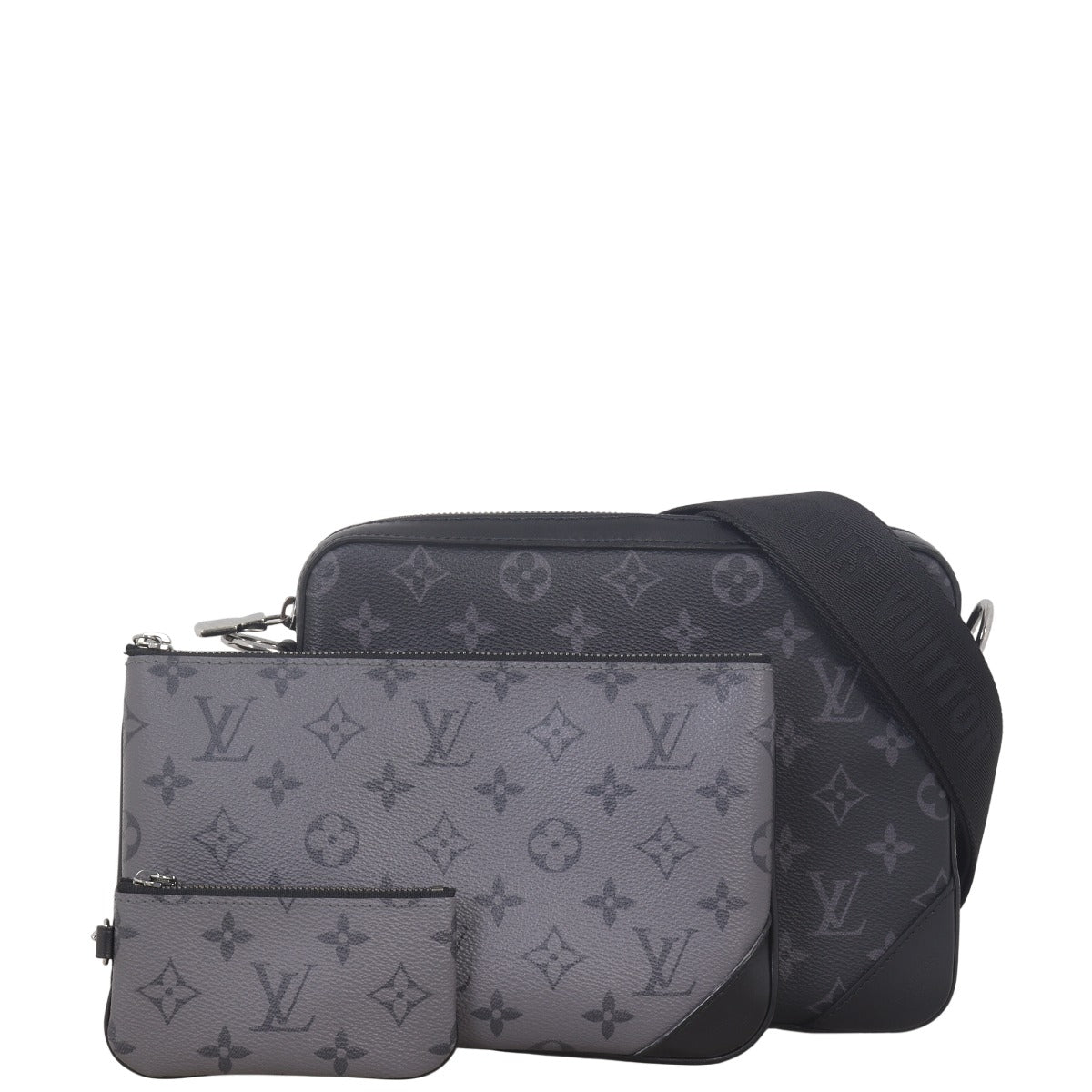 Louis Vuitton Trio Messenger Monogram Eclipse Reverse