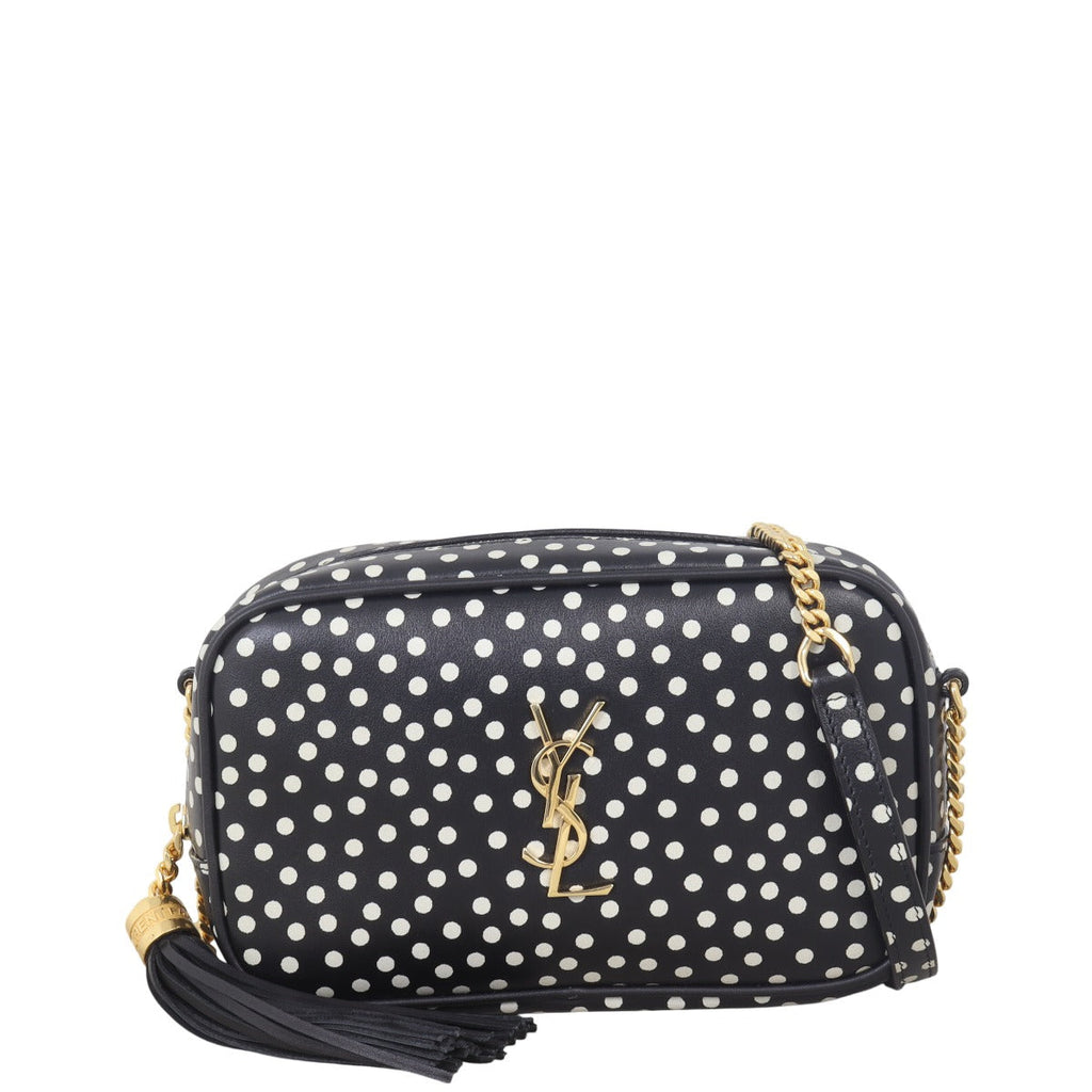 Saint Laurent Lou Mini Camera Bag Polka Dot