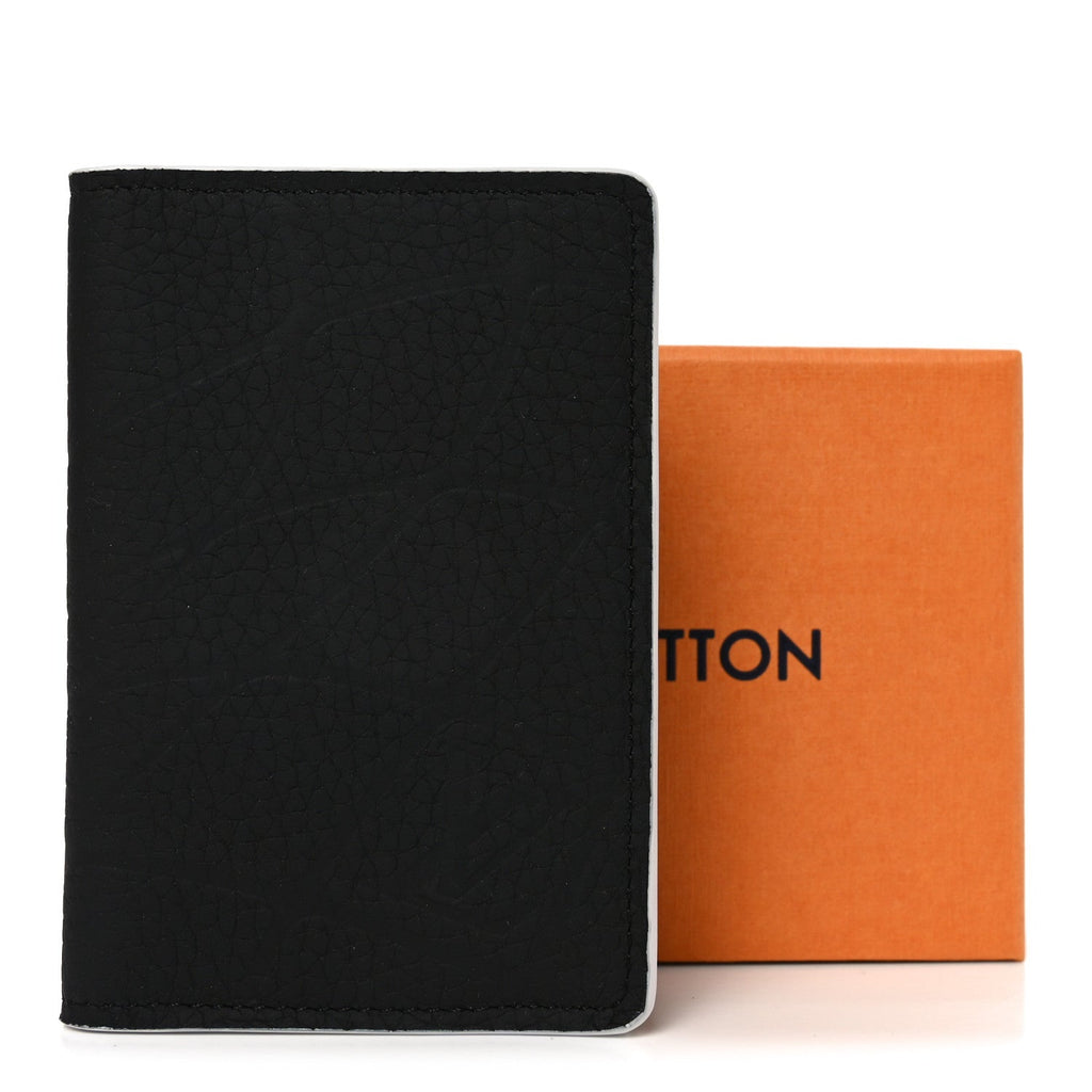X FIFA Grained Calfskin Pocket Organizer Black