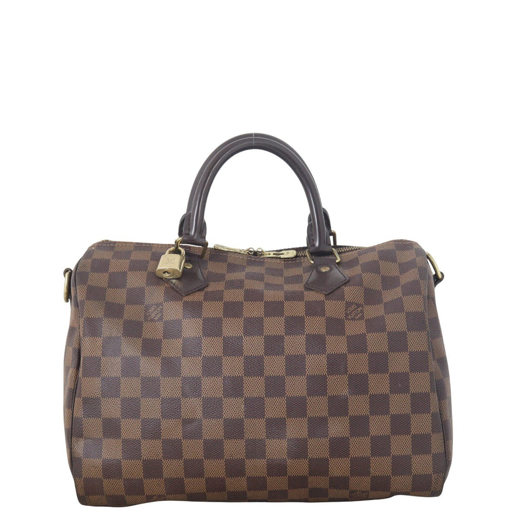 Louis Vuitton Speedy 30 Bandouliere Damier Ebene