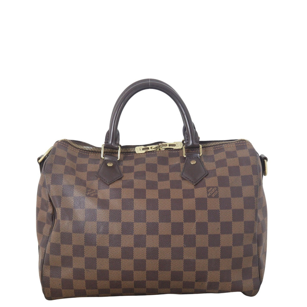 Louis Vuitton Speedy 30 Bandouliere Damier Ebene