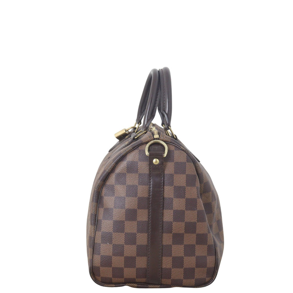 Louis Vuitton Speedy 30 Bandouliere Damier Ebene