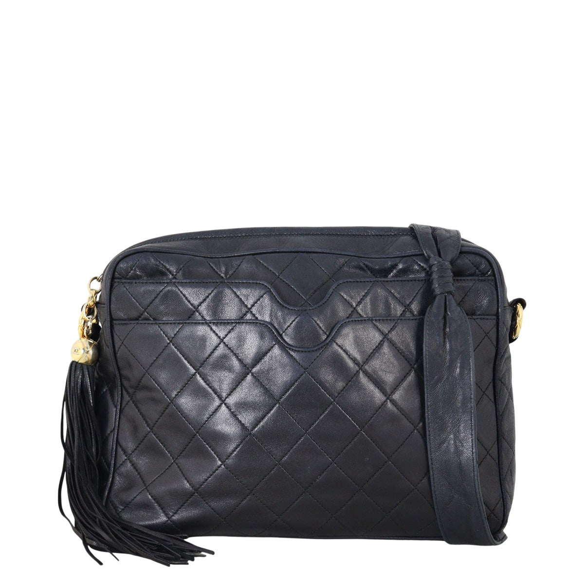 Chanel Vintage Camera Tassel Bag Medium