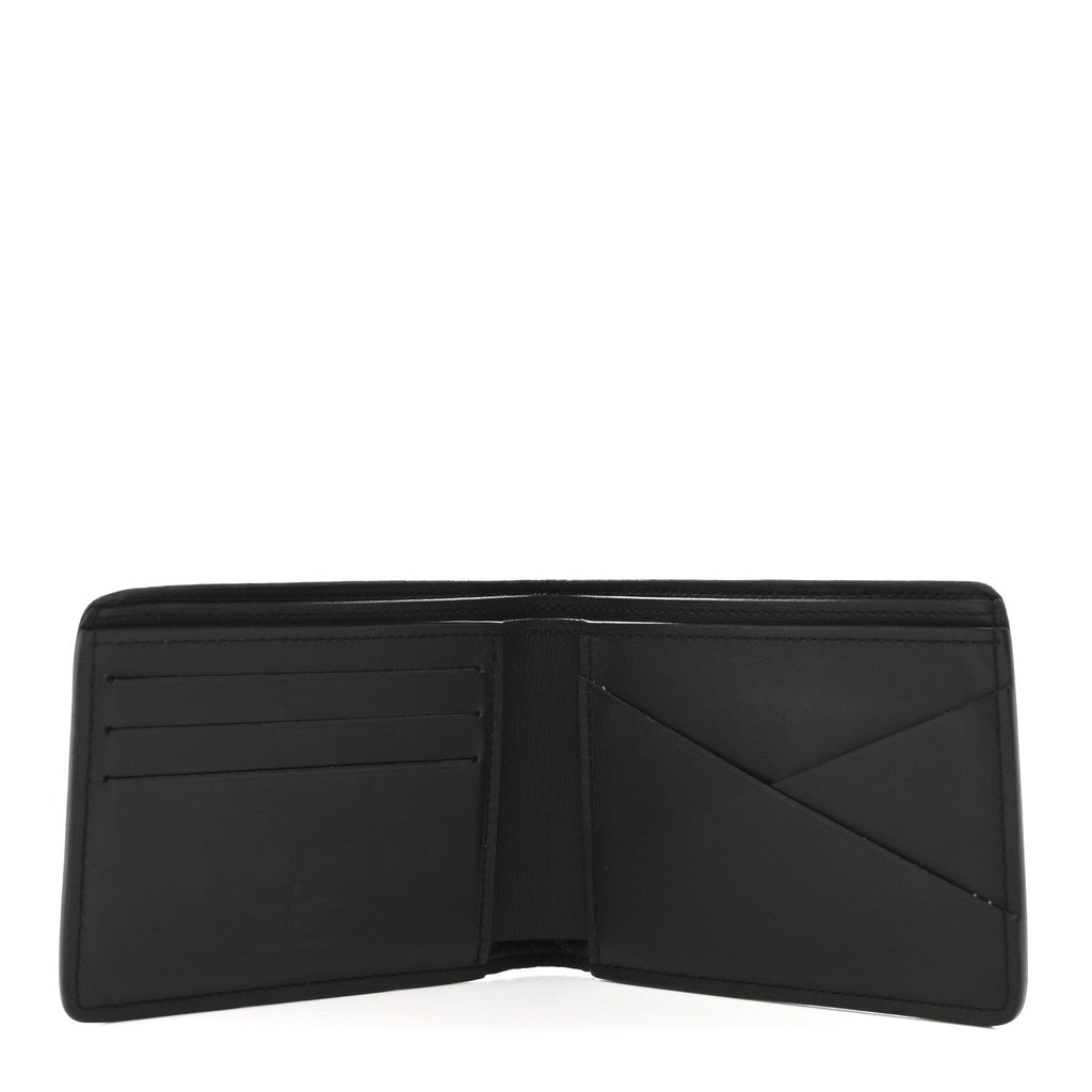 Calfskin Monogram Shadow Multiple Wallet Black