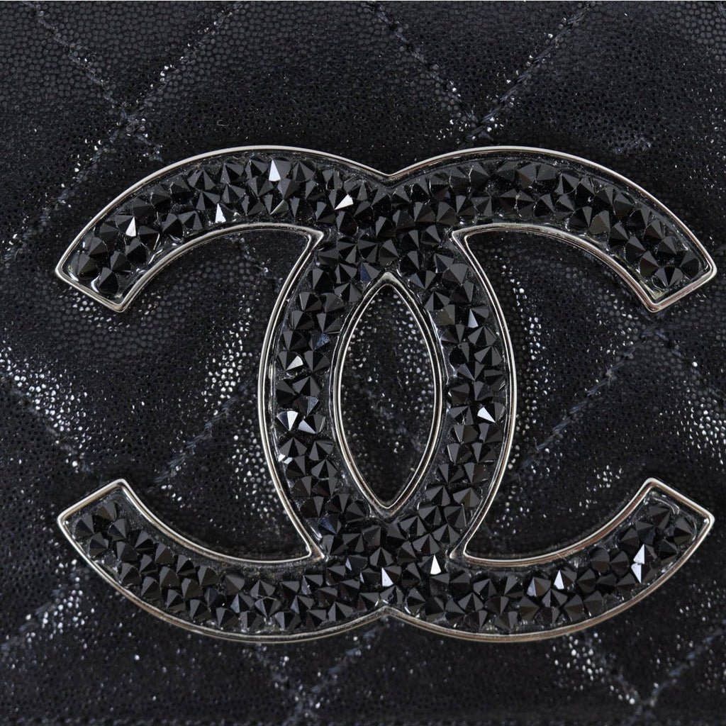 Chanel Crystal CC Clutch Iridescent