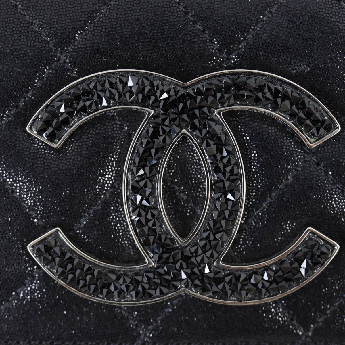 Chanel Crystal CC Clutch Iridescent