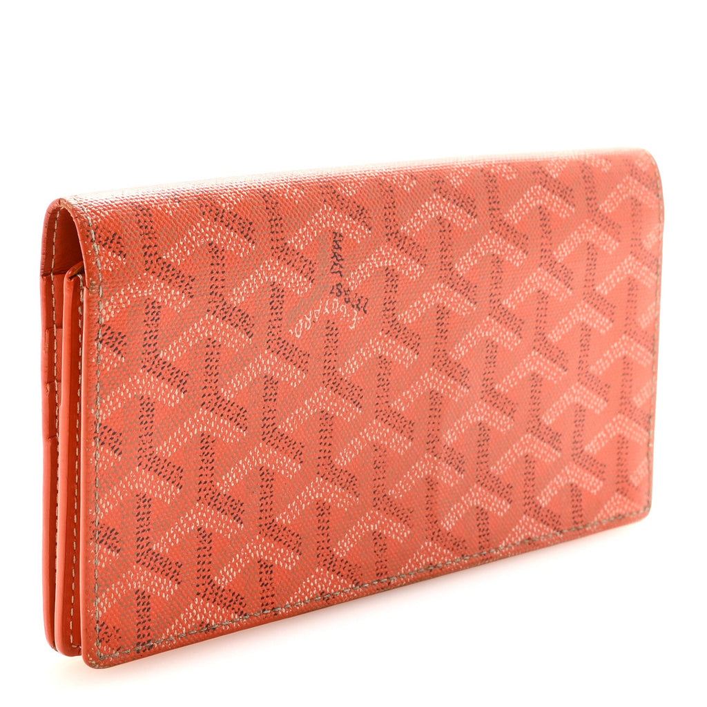 Goyardine Richelieu Wallet Orange