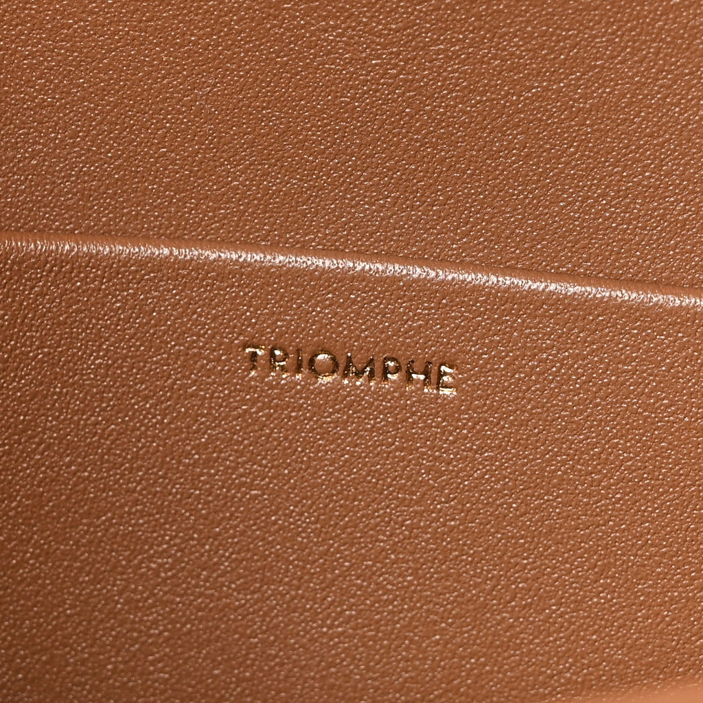 Shiny Calfskin Medium Triomphe Bronze