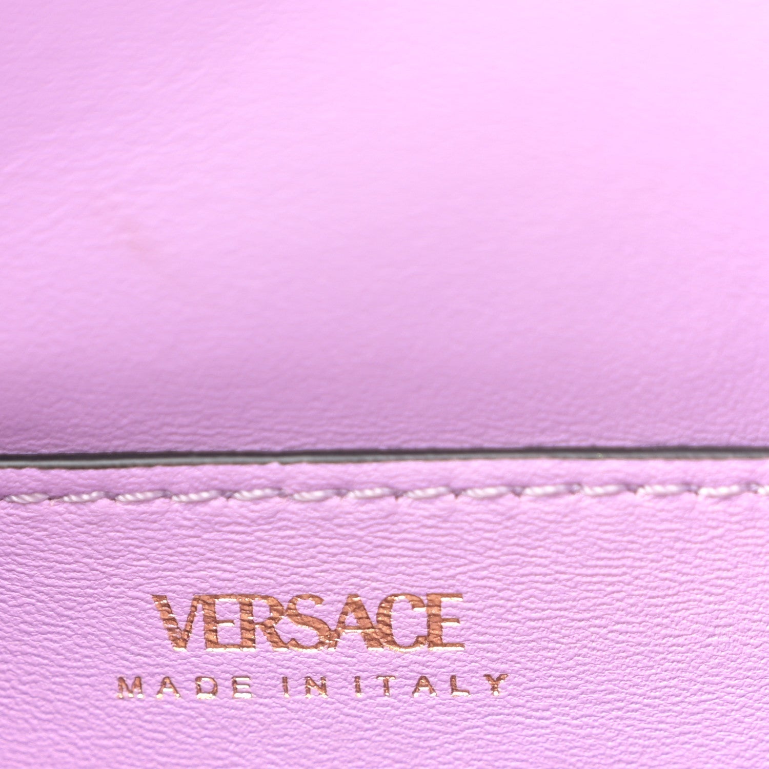 Grained Calfskin Small La Medusa Top Handle Bag Pink