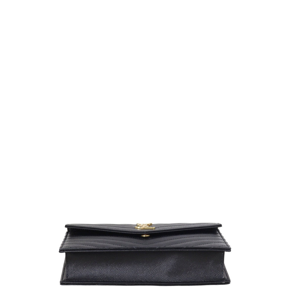 Saint Laurent Cassandre Envelope Chain Wallet