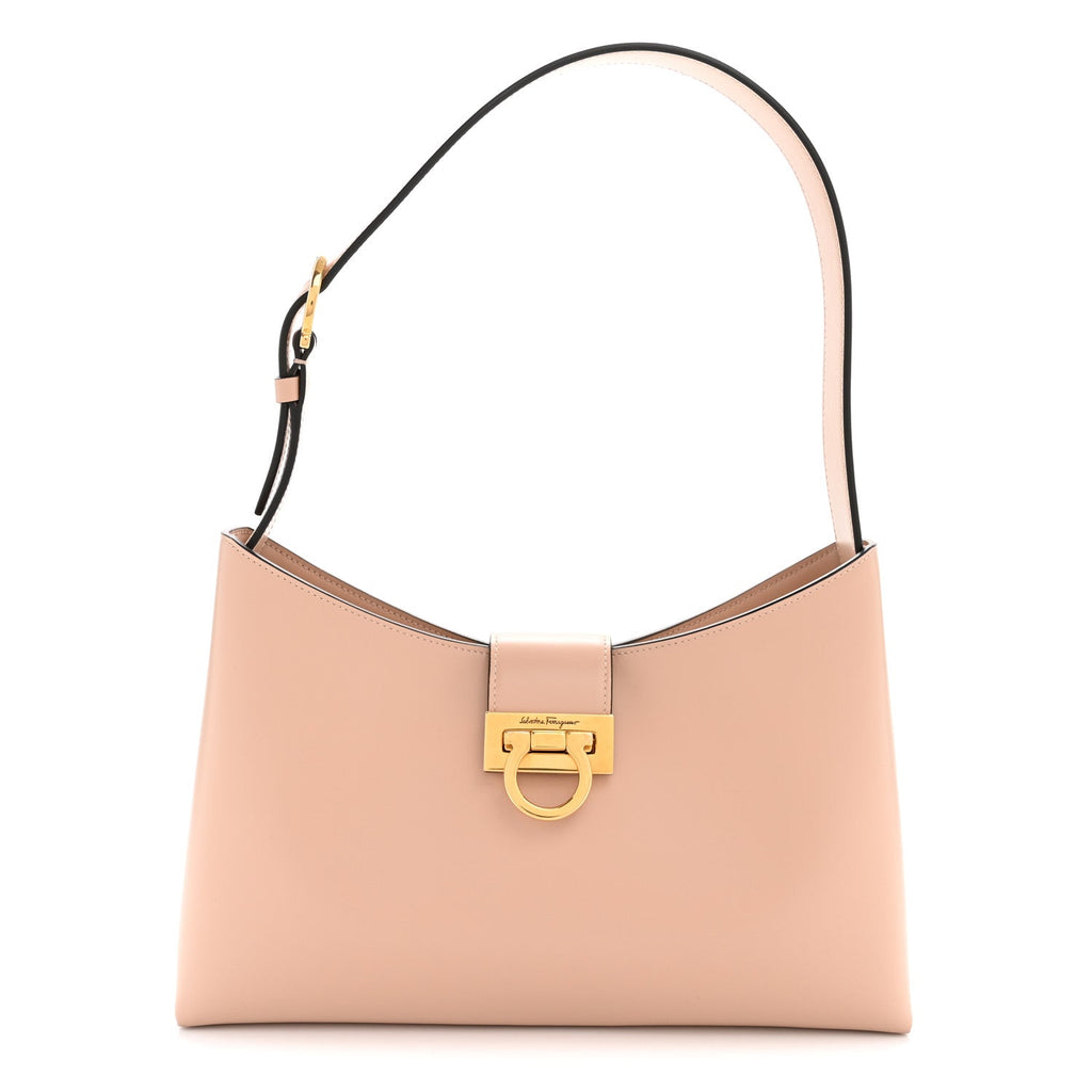 Calfskin Trifolio Shoulder Bag Amaretti