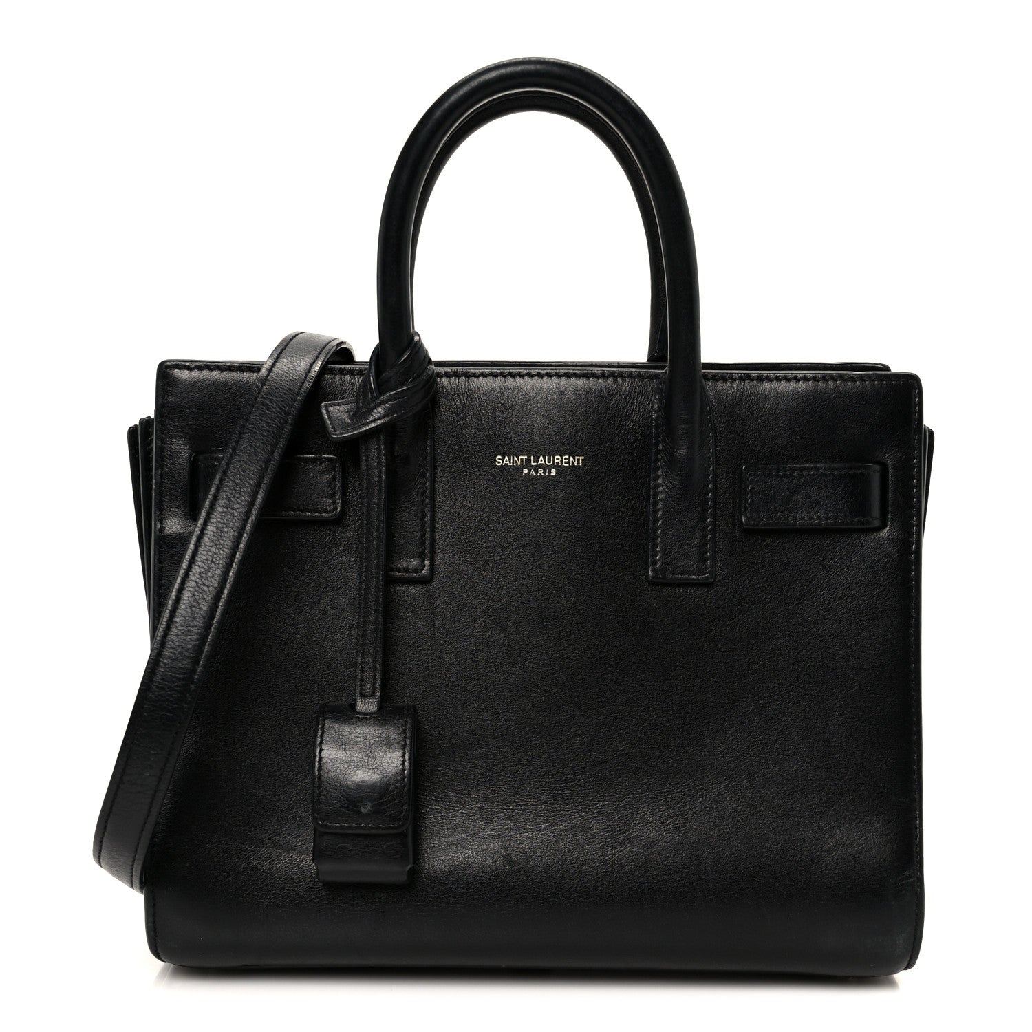 Calfskin Nano Sac De Jour Black