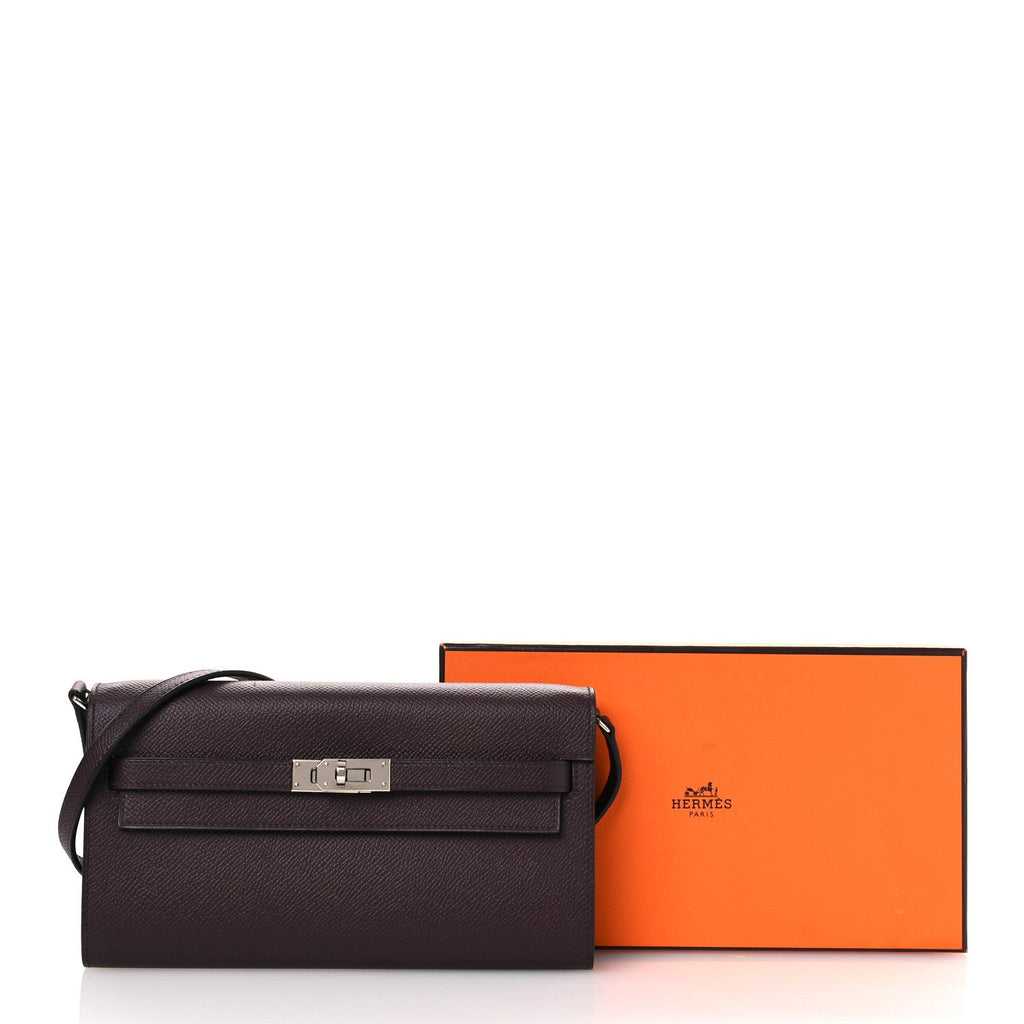 Epsom Kelly Wallet To Go Rouge Sellier