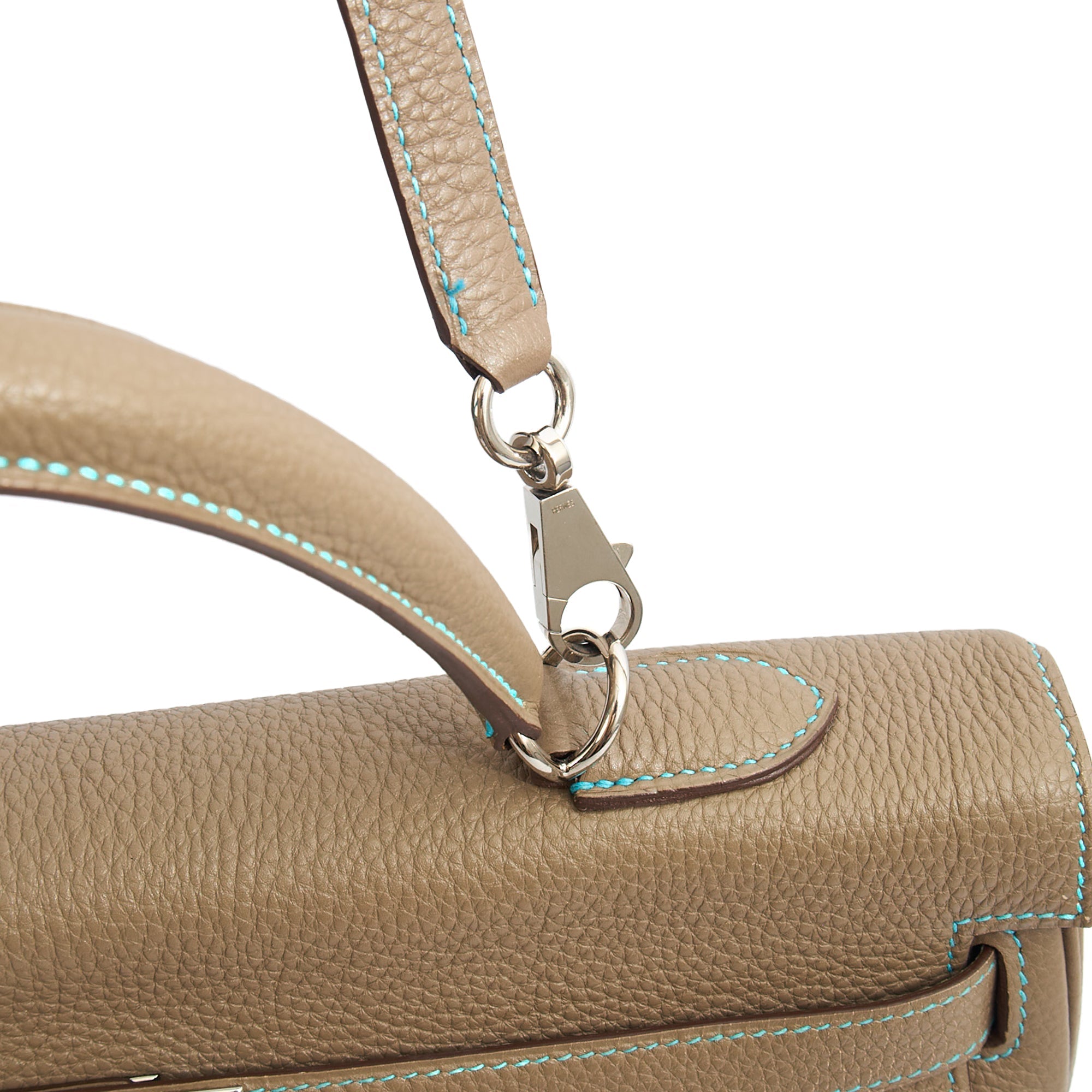 Hermes Top Handle Kelly 35 in Etain, Togo Leather