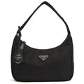 Prada Shoulder Bag Re-Edition 2000 Terry Mini Bag in Black, Nylon