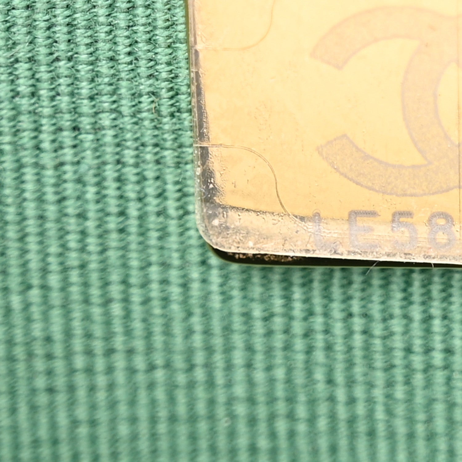 Caviar Quilted Mini CC You Camera Case Dark Green