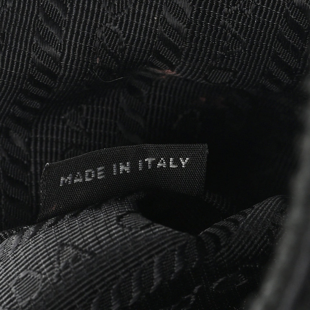 Tessuto Nylon Mini Re-Edition 2000 Bag Black