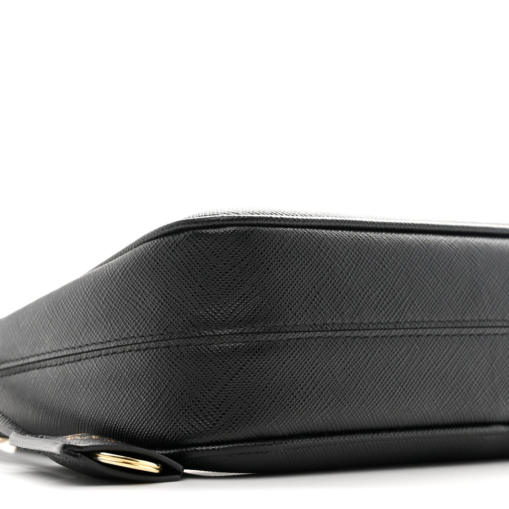 Saffiano Lux Re-Edition 2005 Shoulder Bag Black