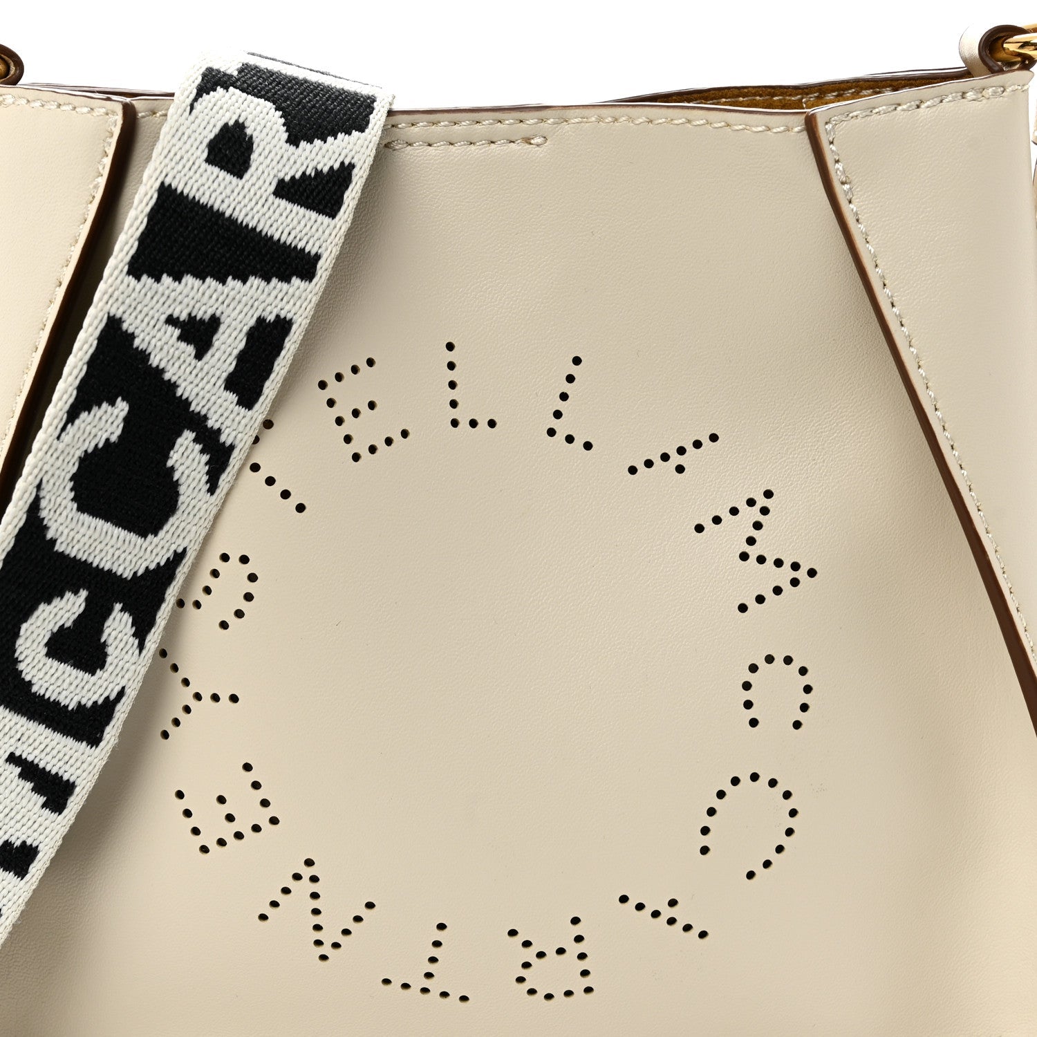 Eco Alter Nappa Perforated Logo Tiny Crossbody White