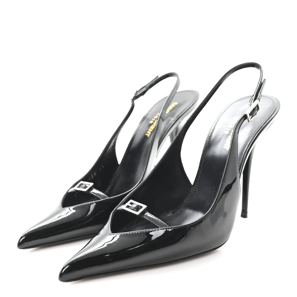 Vernice 100 Slingback Luna Pumps 39 Black