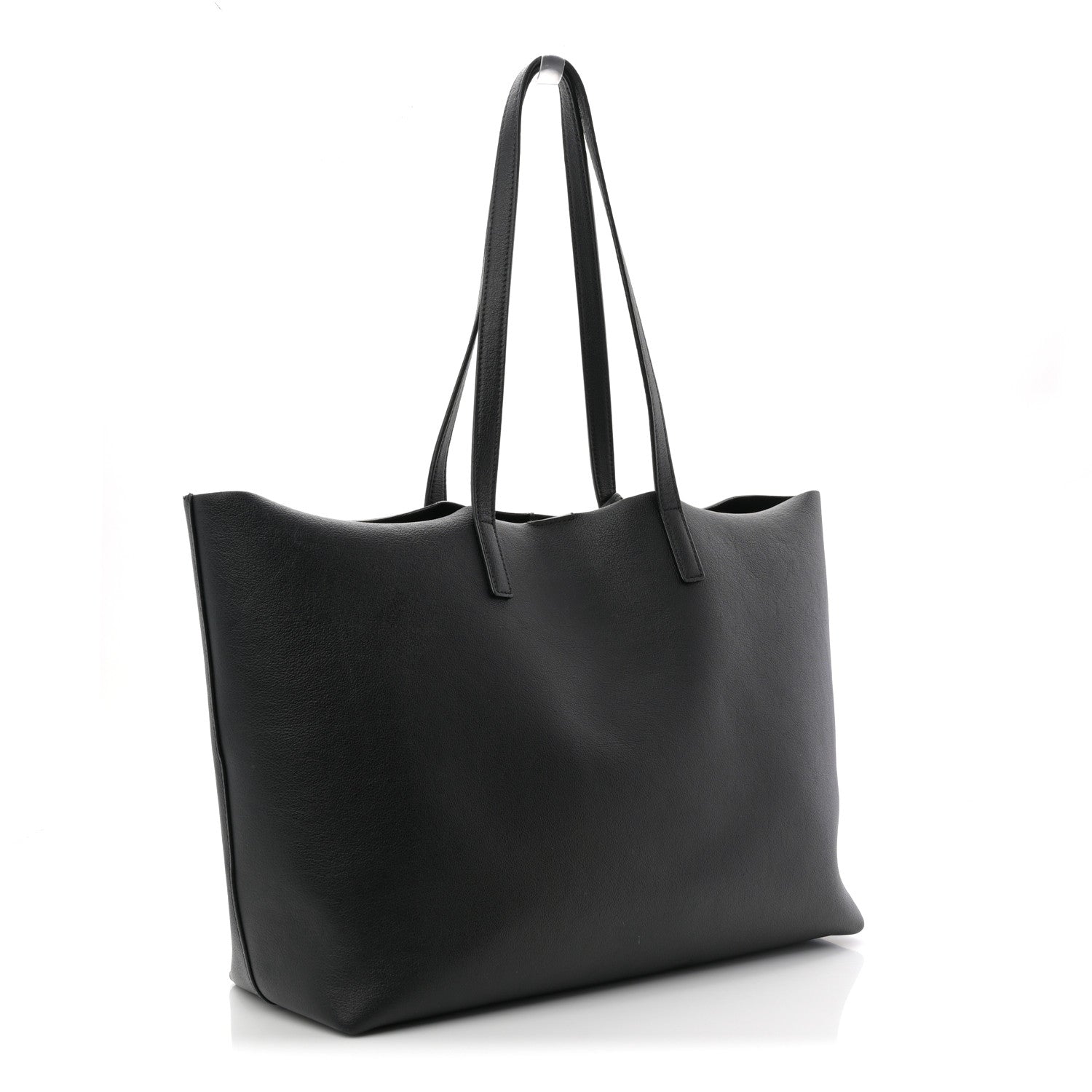 Calfskin Large Shopping Tote Black