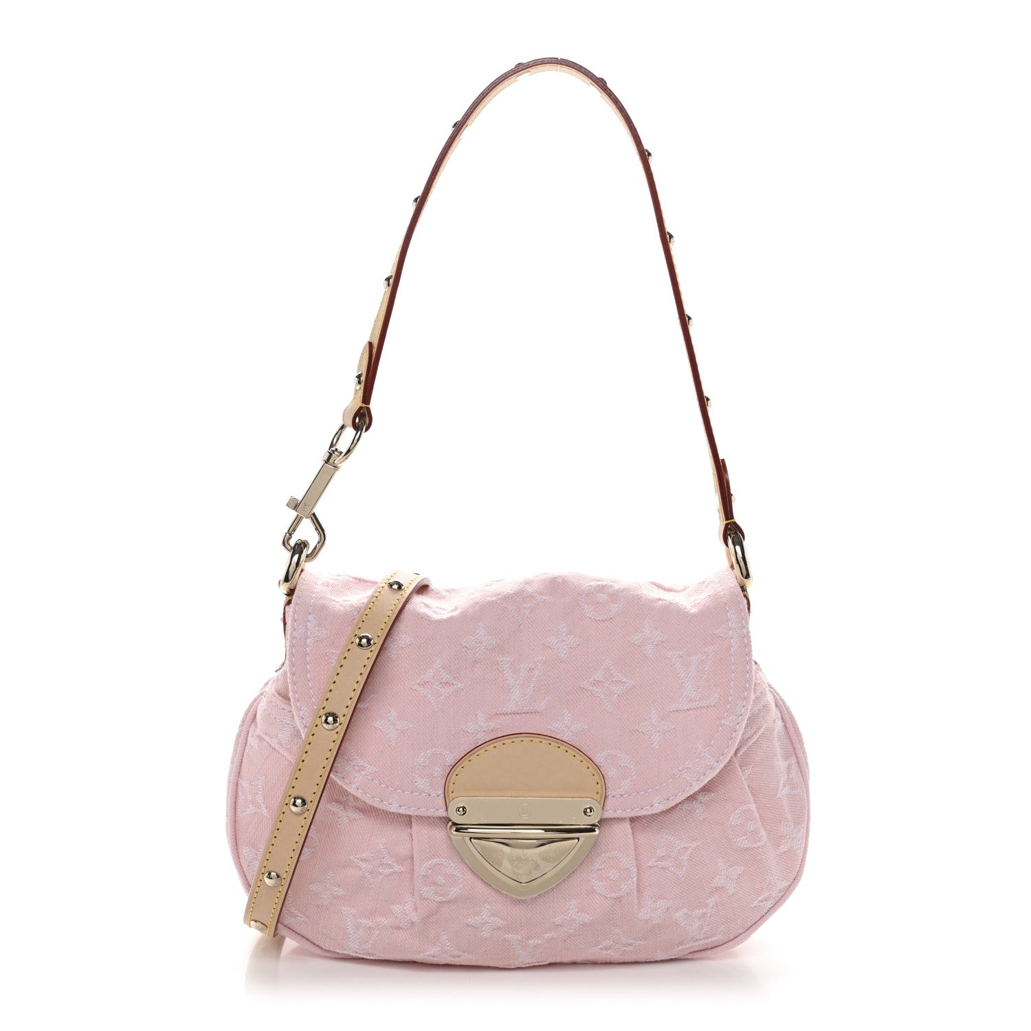 Monogram Denim Sunset  Washed Pink
