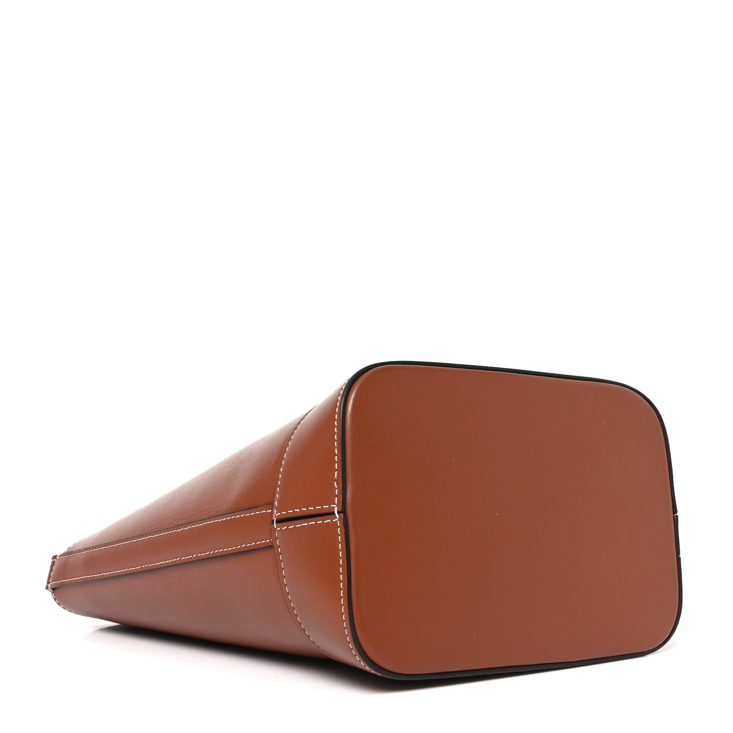 Smooth Calfskin Small Cuir Triomphe Bucket Bag Tan