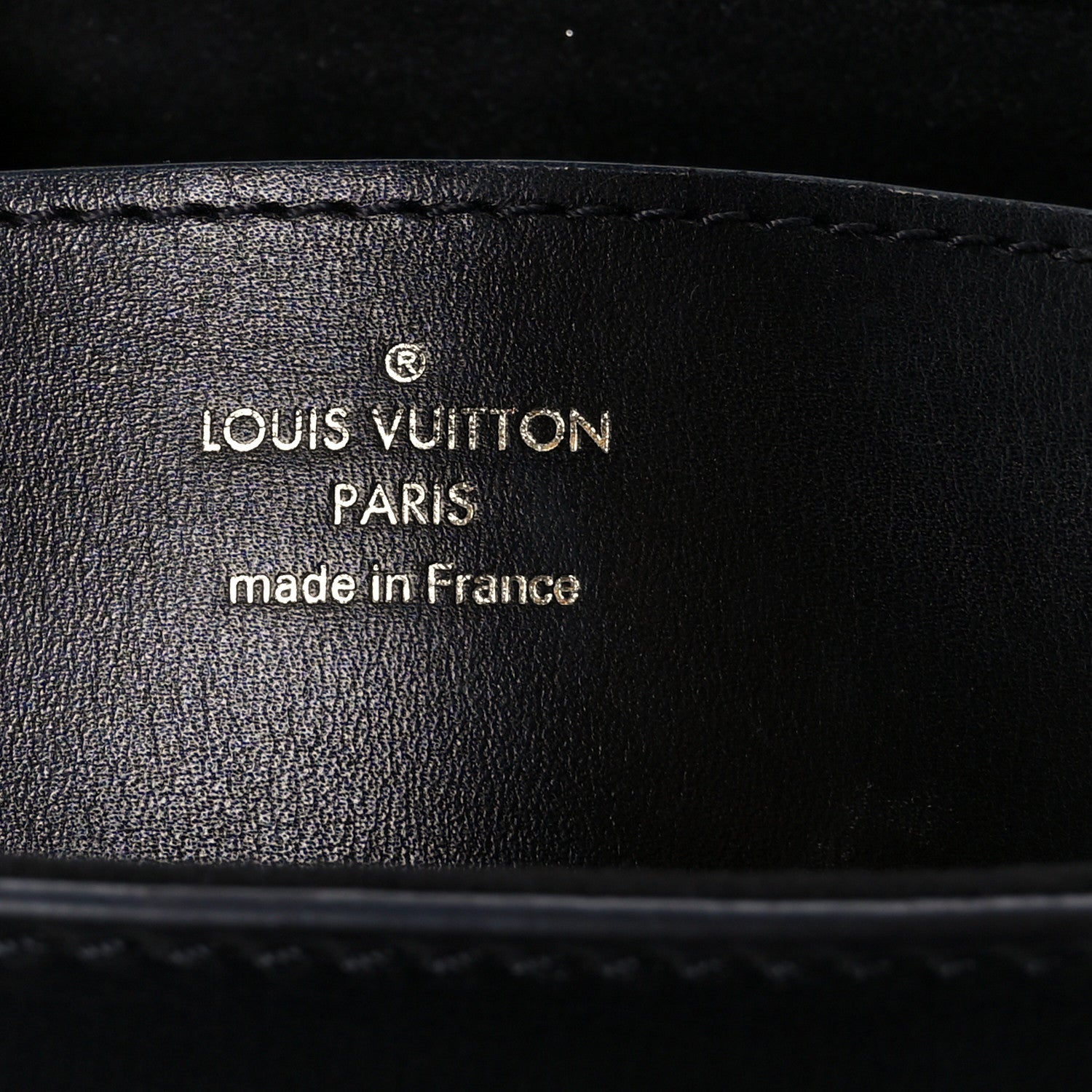 Veau Satin Monogram Twist Shoulder Bag MM Black