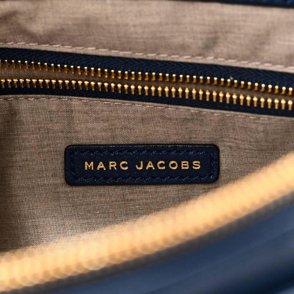 Lambskin Quilted The XL Single Flap Navy