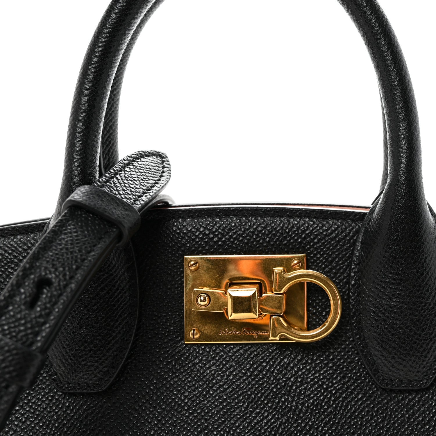 Calfskin Small The Studio Box Bag Black