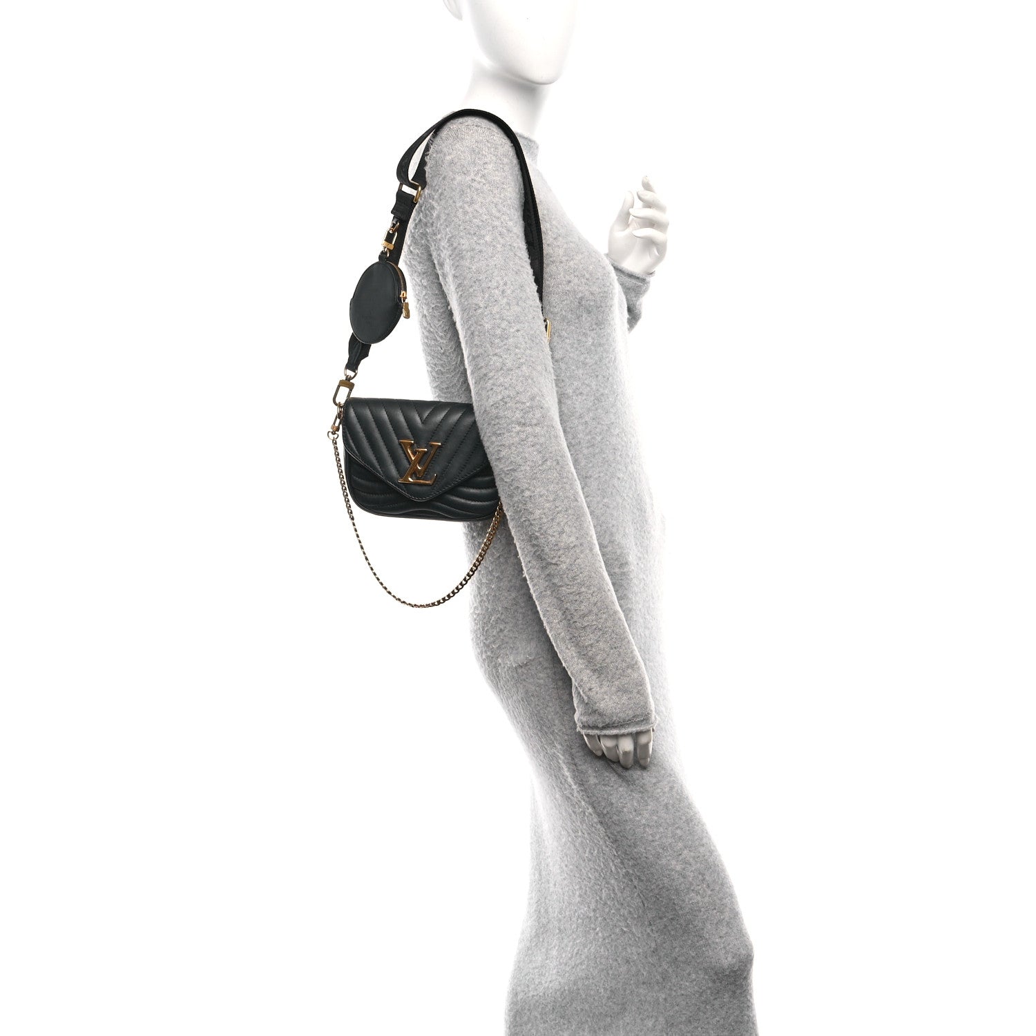 Calfskin New Wave Multi Pochette Black