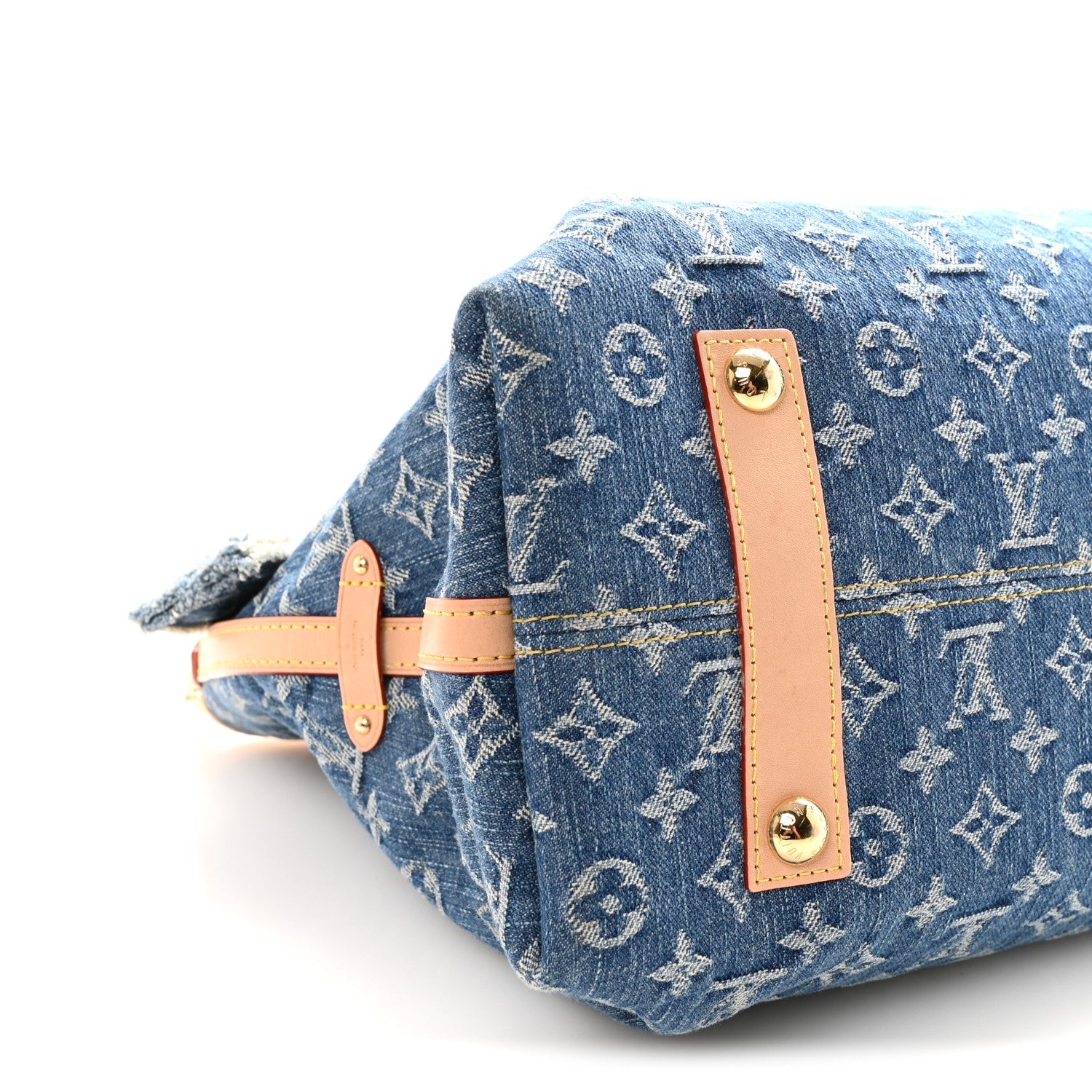Monogram Denim CarryAll MM Blue