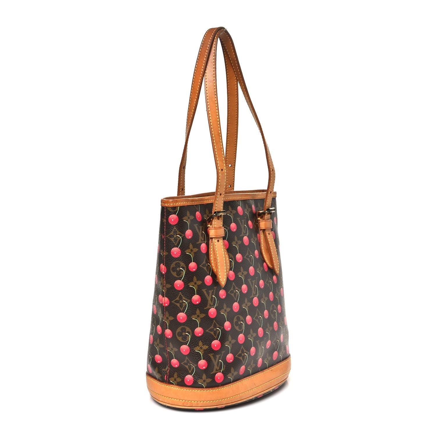 Monogram Cerises Bucket Bag