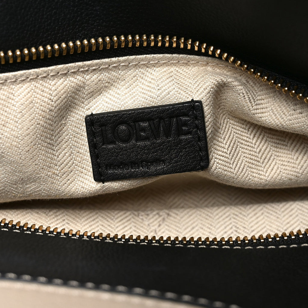 Grained Calfskin Medium Puzzle Bag Amber Light Oat