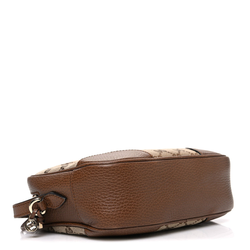 Monogram Mini Bree Messenger Bag Beige Tabacco