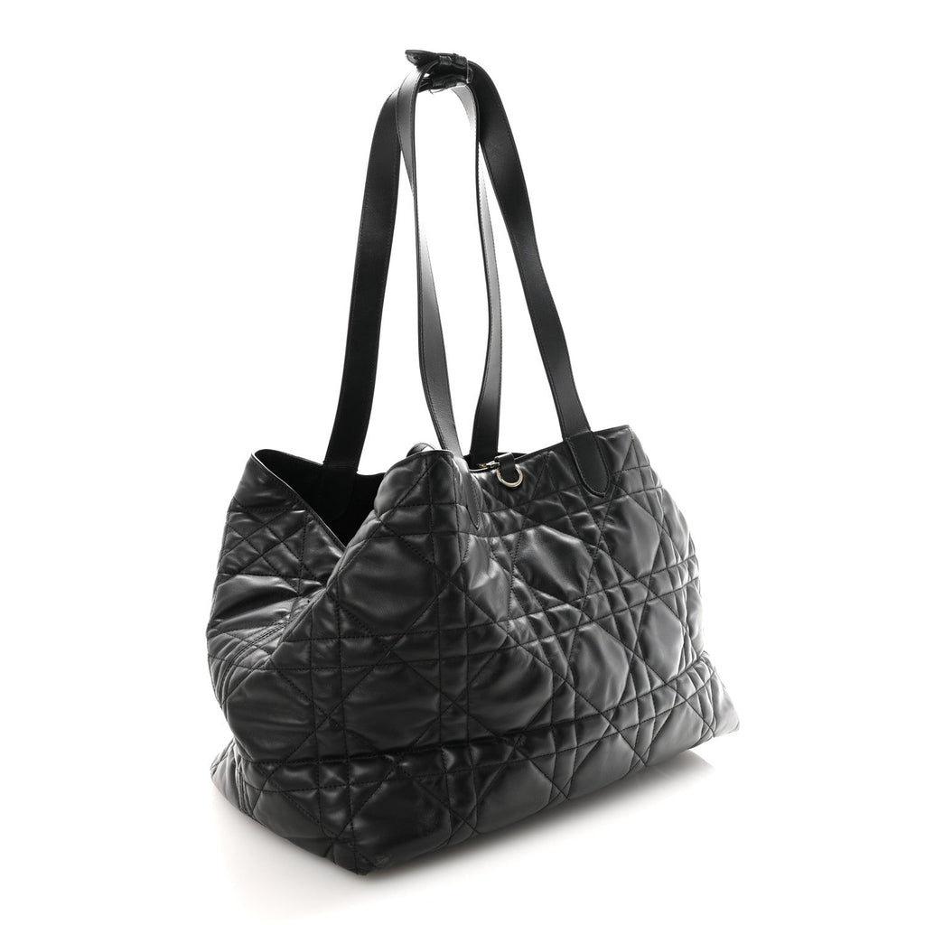 Calfskin Macrocannage Large Toujours Black