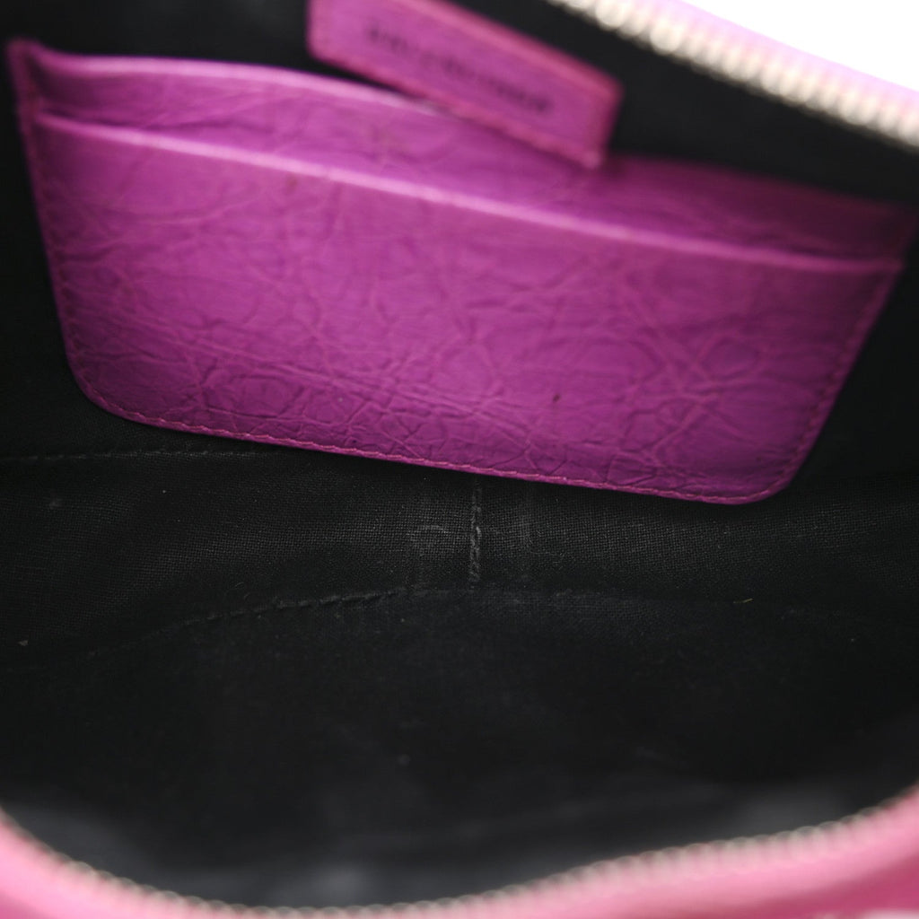 Agneau Arena Le Cagole Mini Purse With Chain Lipstick Pink