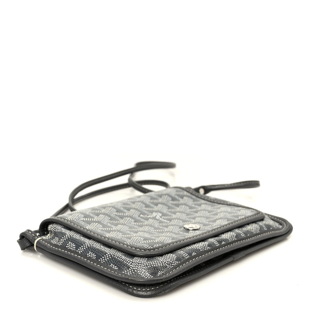 Goyardine Plumet Wallet Clutch Grey