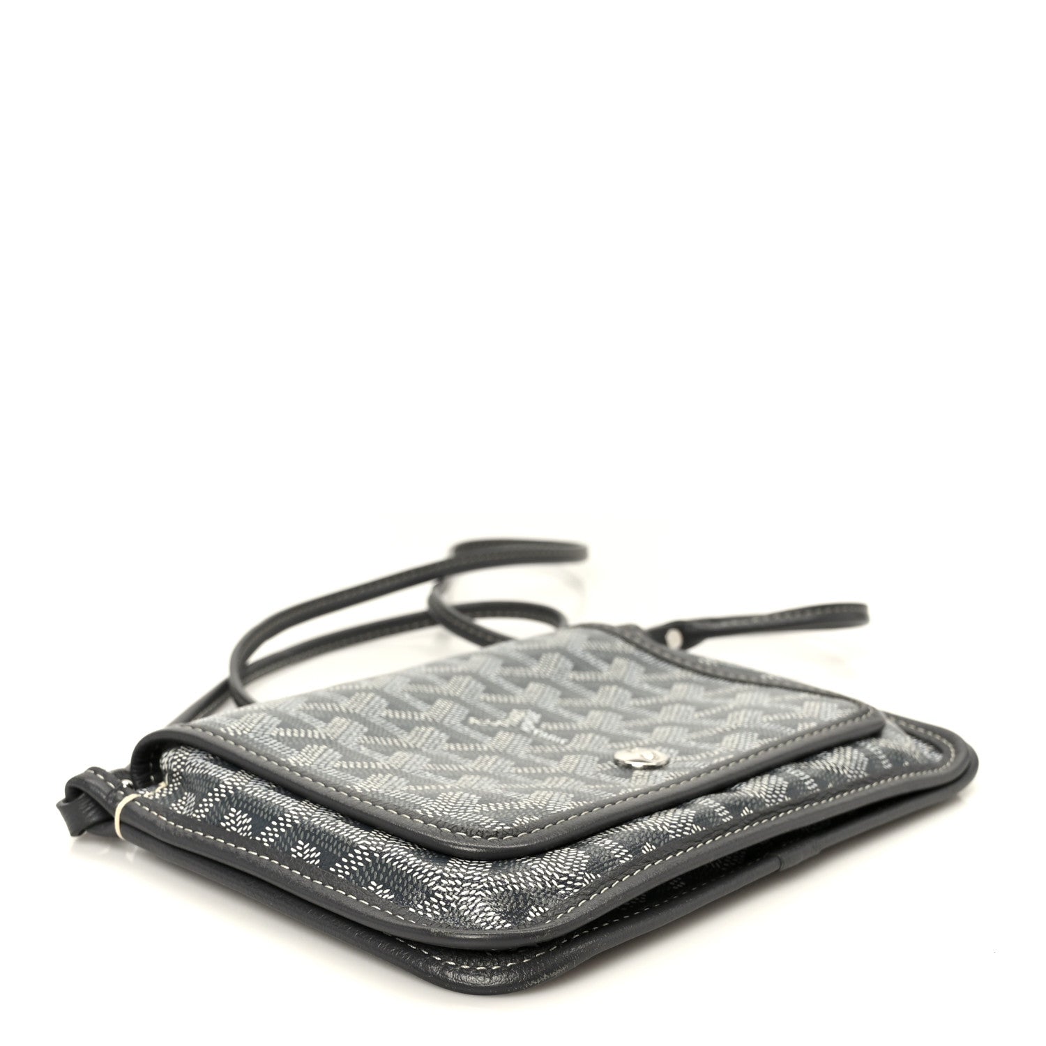 Goyardine Plumet Wallet Clutch Grey
